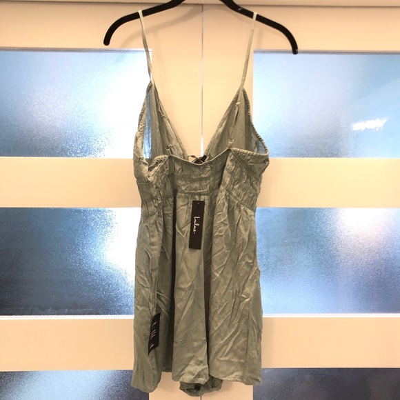 Lulus Sage Green Romper - Picture 3 of 4